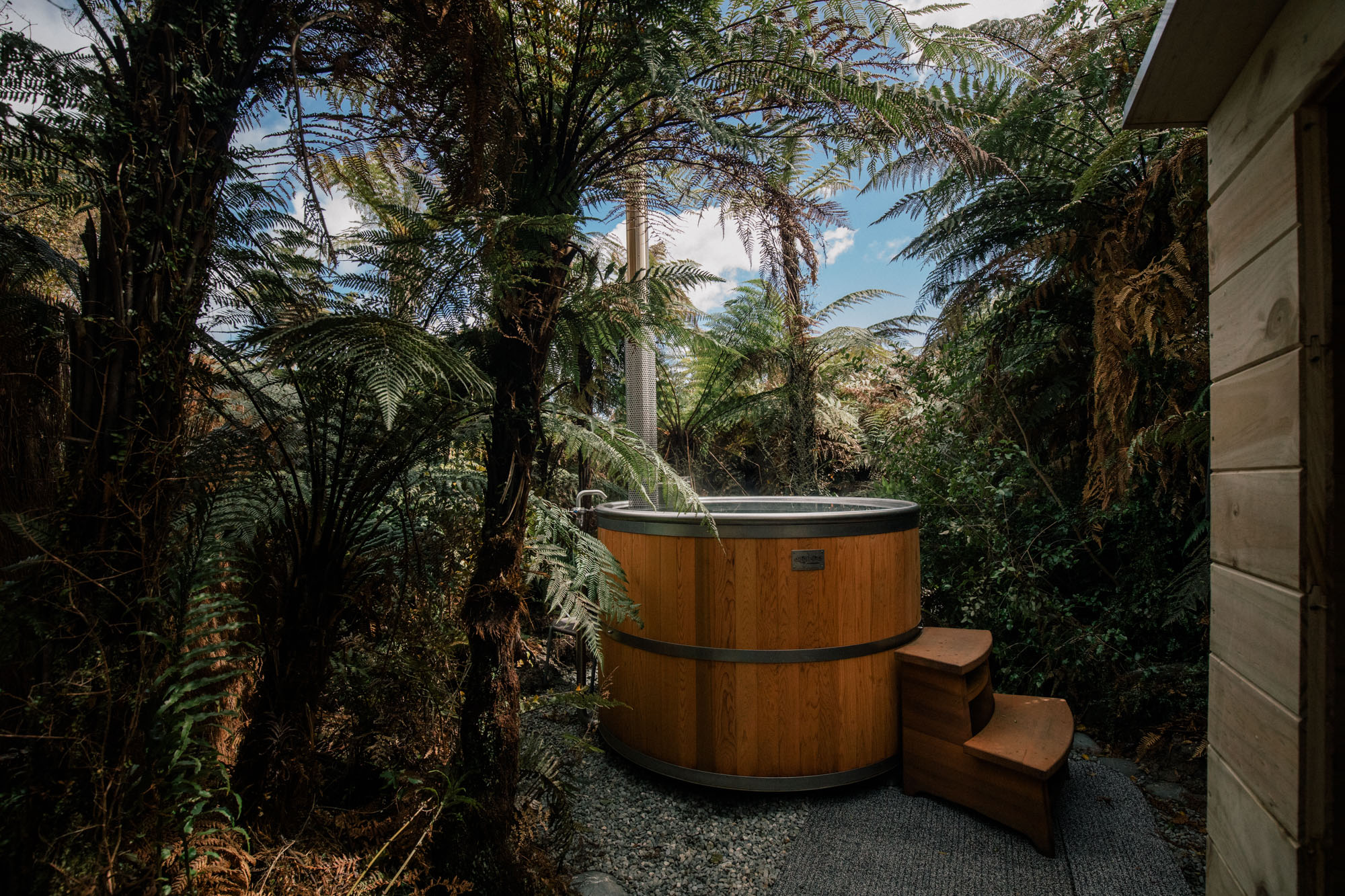 Waiho Hot Tubs Franz Josef Glacier New Zealand